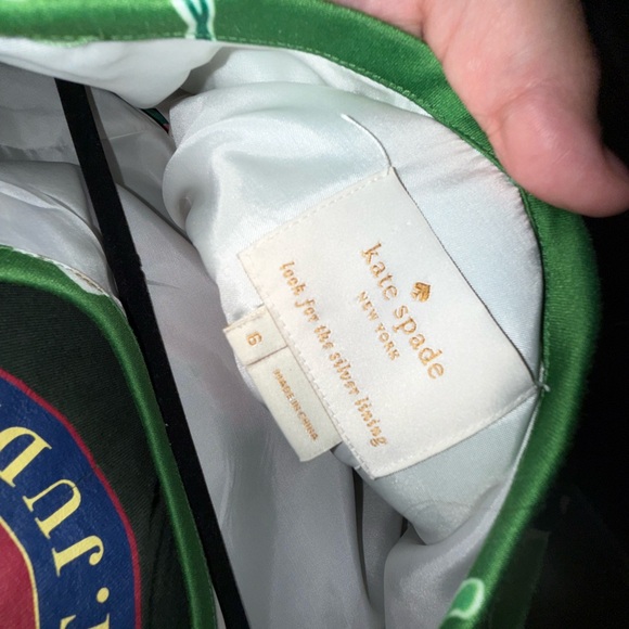 Kate Spade Green Floral Dress - Picture 8 of 8